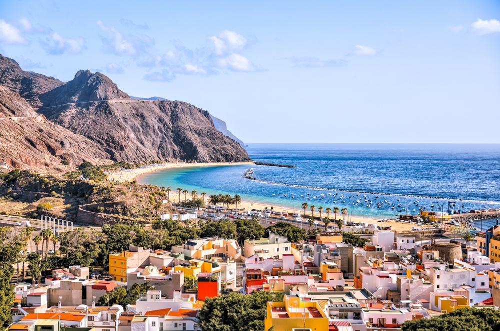 Tenerife,,Spain,-,December,25,,2023:,Aerial,Views,Of,The